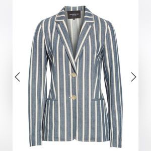 Lafayette 148 New York Striped Blazer